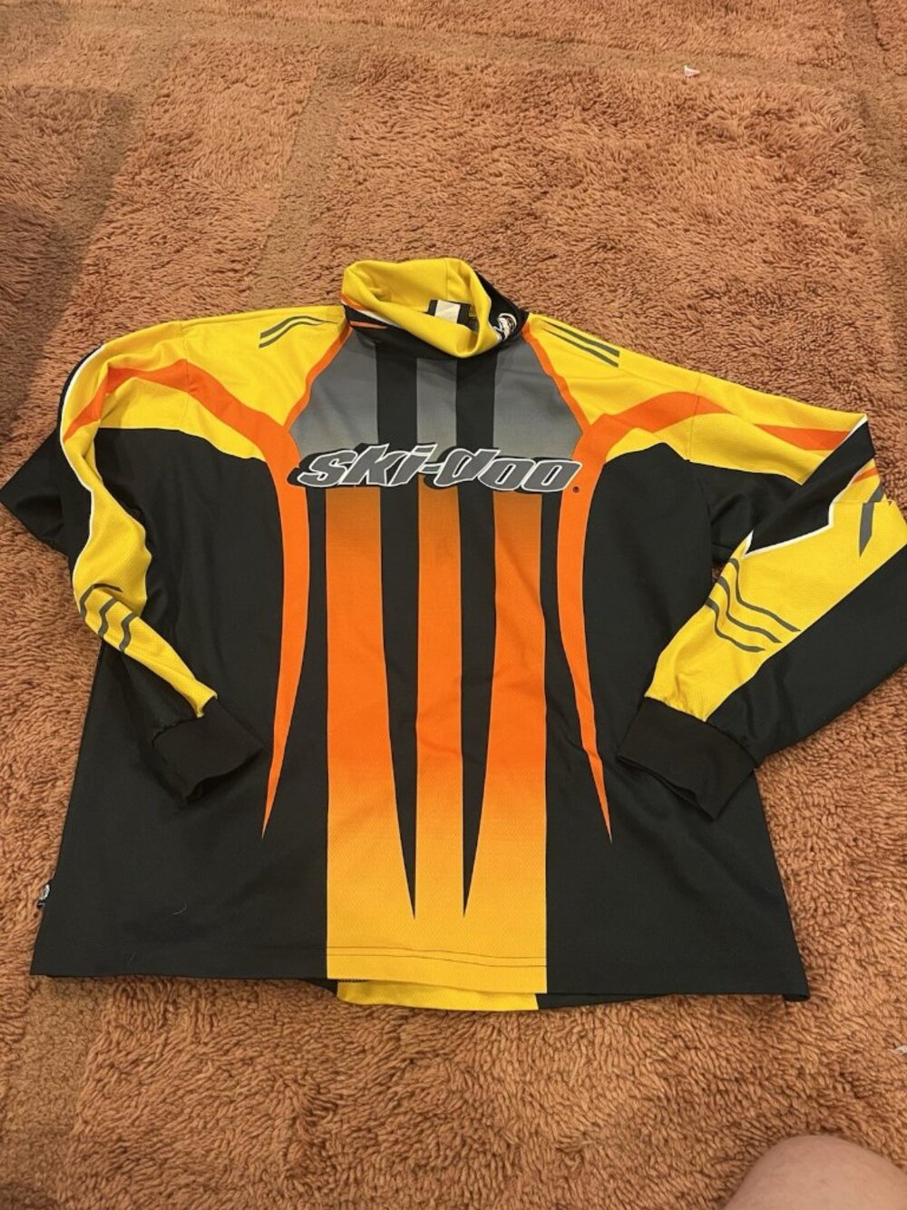 Ski-Doo Bombardier Moto Cross Pullover Turtleneck XL - Vintage Y2K
